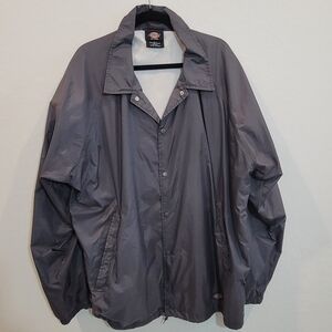 Men's Dickies Lined Windbreaker Dark Gray XXL Big & Tall